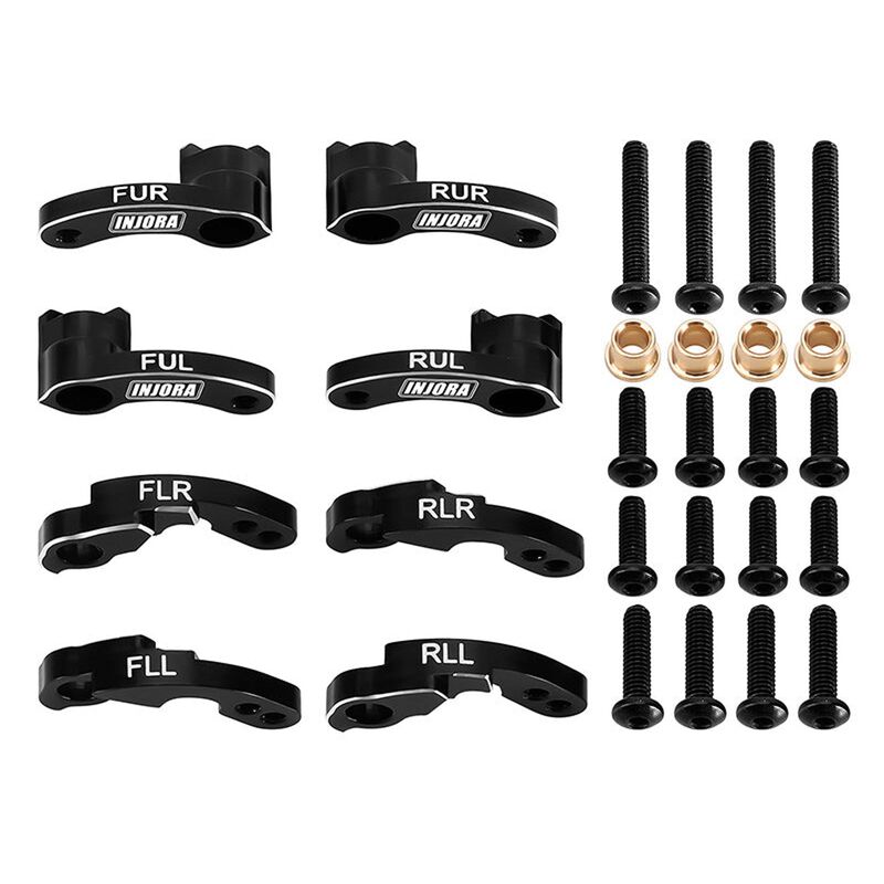 INJORA Aluminum Flex Blade Set, 1/18 Traxxas TRX-4M Bronco/ Defender