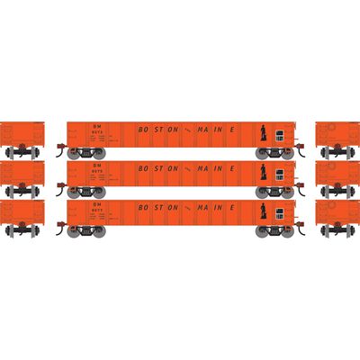 HO 52' Mill Gondola, BM #9073/9075/9077 (3) HO 52' Mill Gondola, BM #9073/9075/9077 (3)