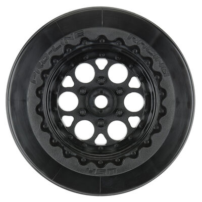 1/10 Showtime+ Wide Rear 2.2"/3.0" 12mm Drag Wheels (2) Black 1/10 Showtime+ Wide Rear 2.2"/3.0" 12mm Drag Wheels (2) Black