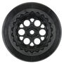 1/10 Showtime+ Wide Rear 2.2"/3.0" 12mm Drag Wheels (2) Black