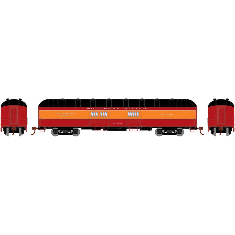 HO RTR Arch Roof Baggage, SP #6185