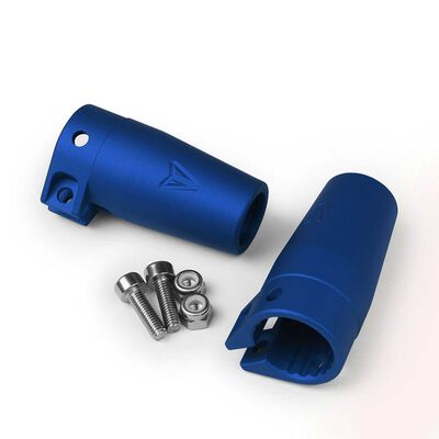Clamping Lockouts, Blue Anodized: Axial Wraith / Yeti Clamping Lockouts, Blue Anodized: Axial Wraith / Yeti