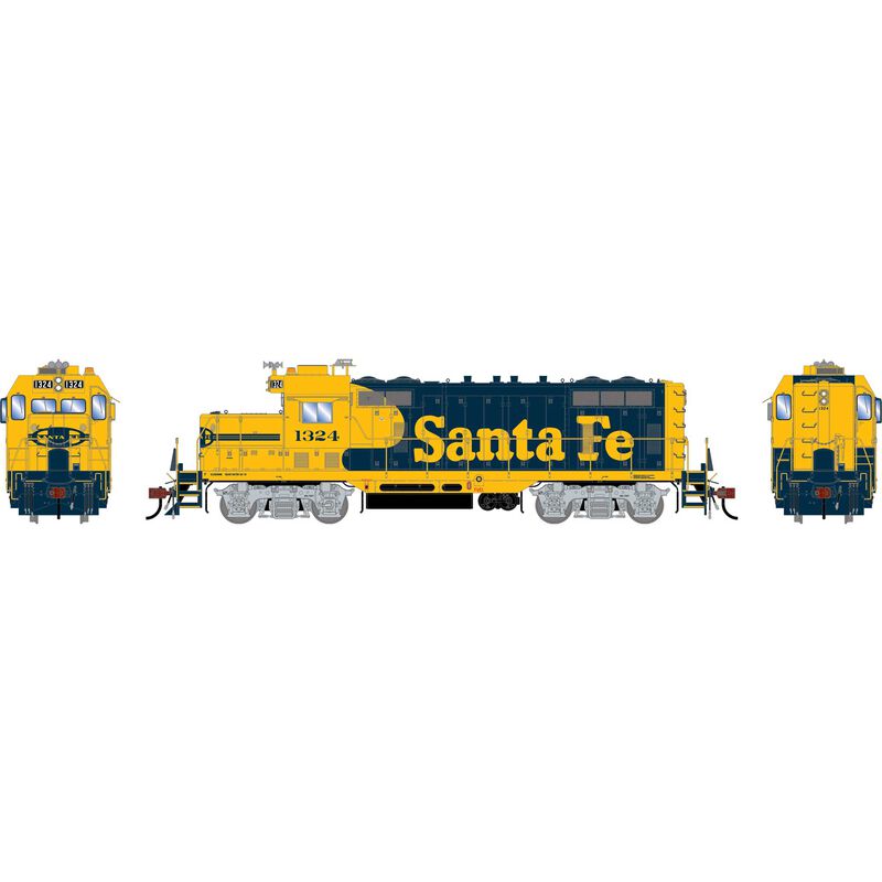 Athearn Genesis HO GEN GP7u Locomotive w/DCC & Sound, ATSF #1324 Athearn Genesis HO GEN GP7u Locomotive w/DCC & Sound, ATSF #1324
