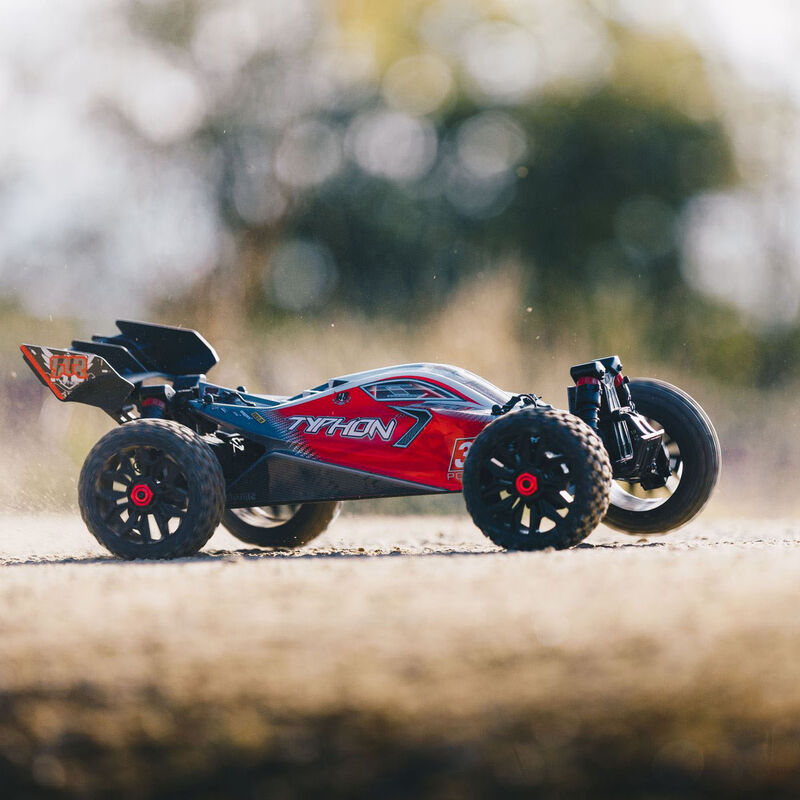 1/8 TYPHON 3S BLX 4WD Brushless Buggy with Spektrum RTR, Red