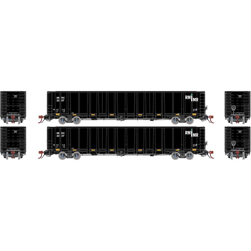 N NSC 6000 Gondola with Load, IMRX #2287, 2337 (2)