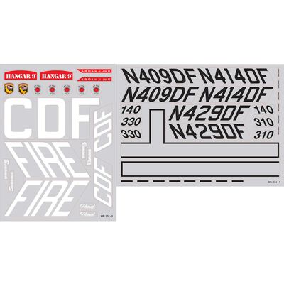 Decal Sheet: OV-10 Bronco 20cc Decal Sheet: OV-10 Bronco 20cc