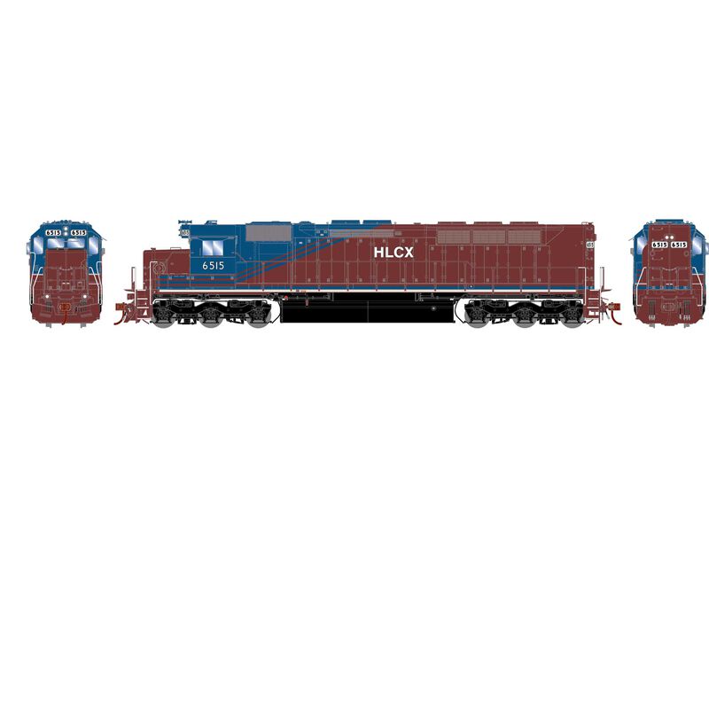 HO GEN SDP45 Locomotive w/DCC & SOUND, HLCX #6515