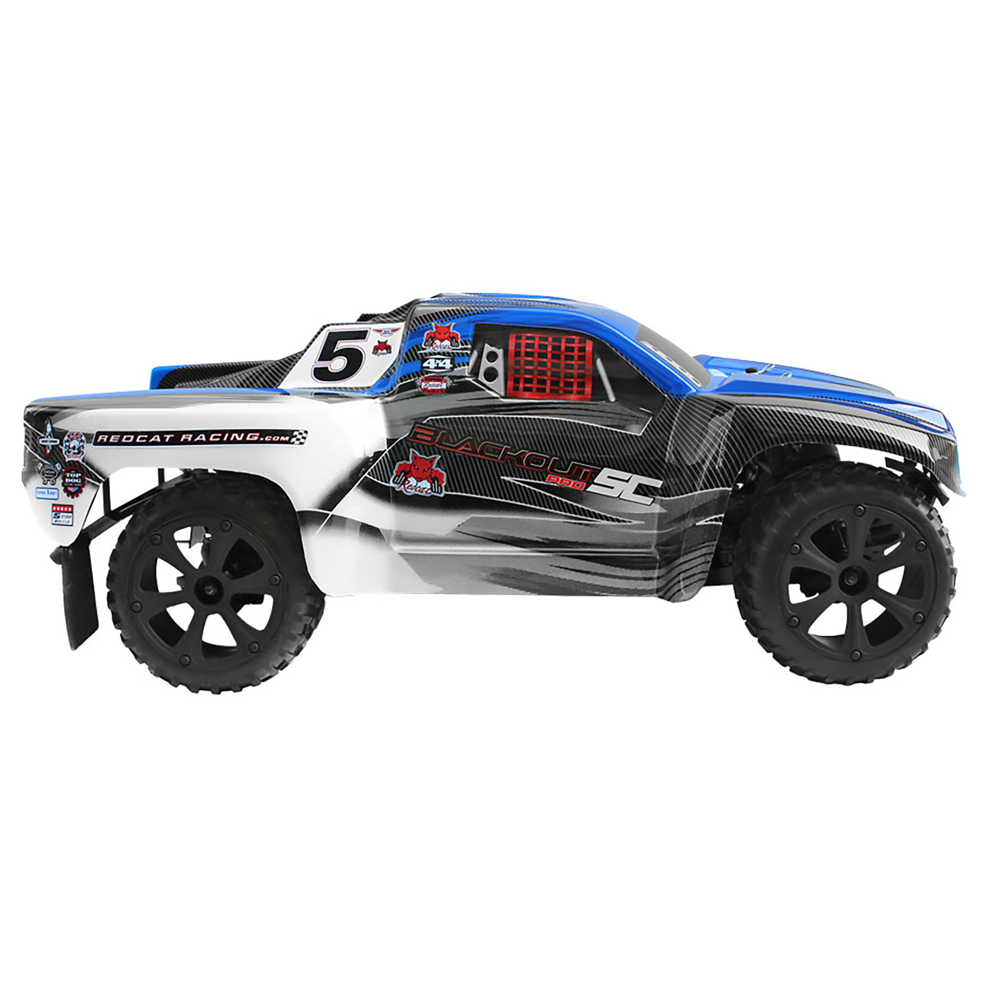 Blue Redcat Racing Blackout SC PRO 1/10 Scale Brushless Electric Short Course Truck with Waterproof Electronics Vehicle