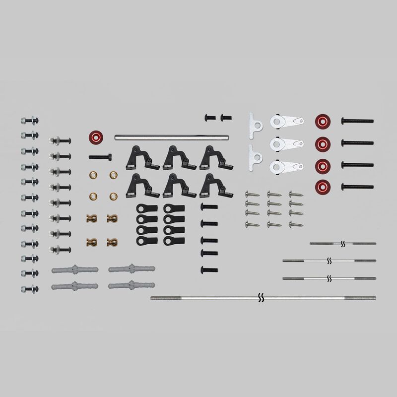 Phoenix Model Control nose door setfor Hawk Jet Red 105"
