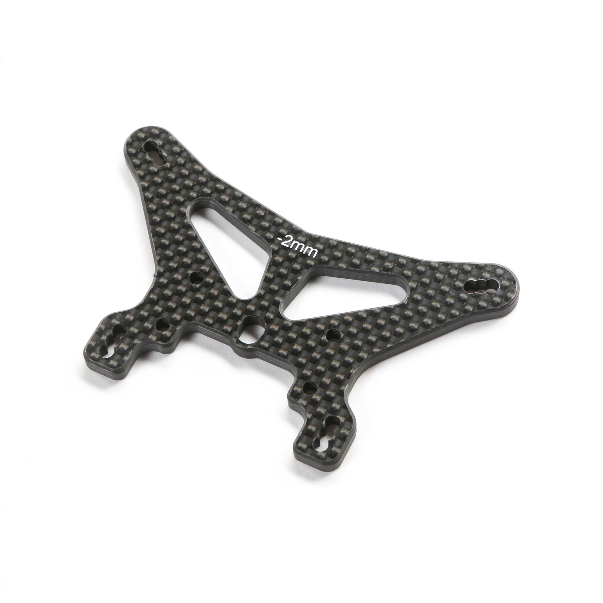 Team Losi Racing Team Losi Racing Carbon Rear Shock Tower, -2mm