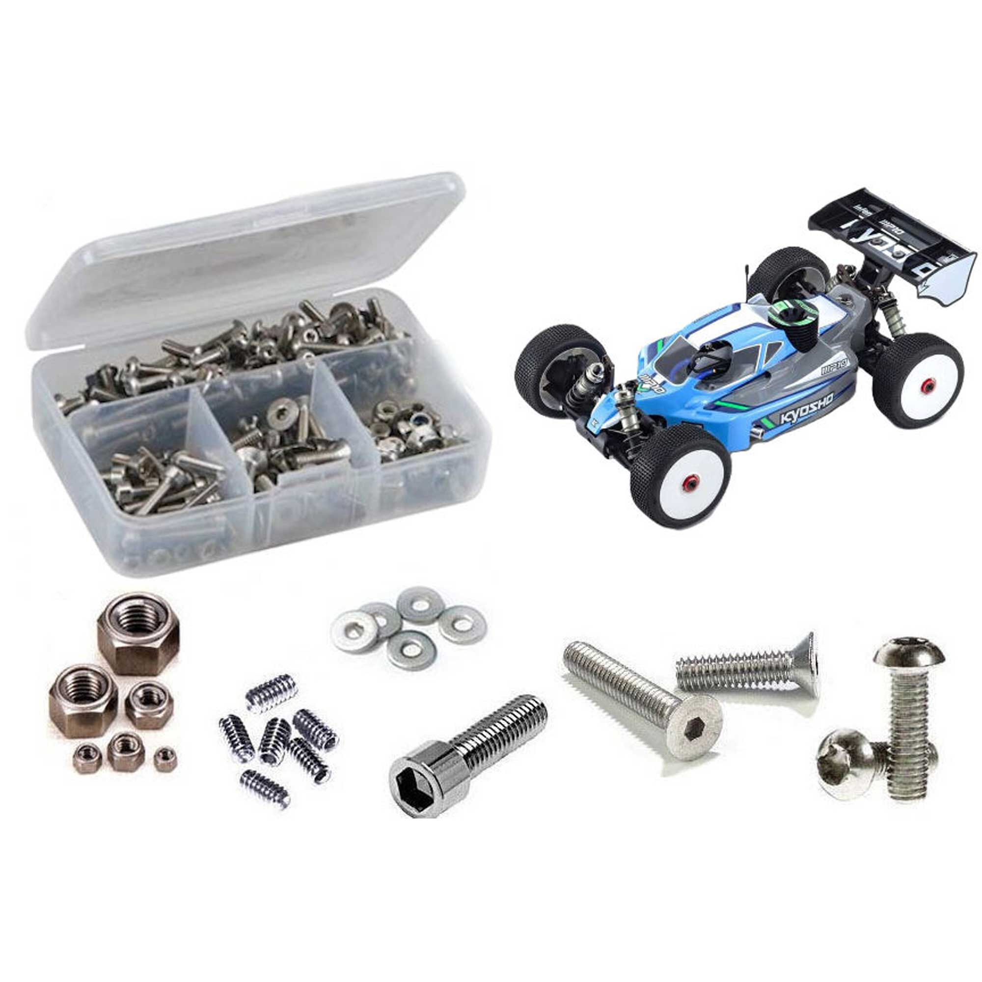 RC Screwz Stainless Steel Screw Kit, 1/8 Kyosho Inferno MP10 TKI2