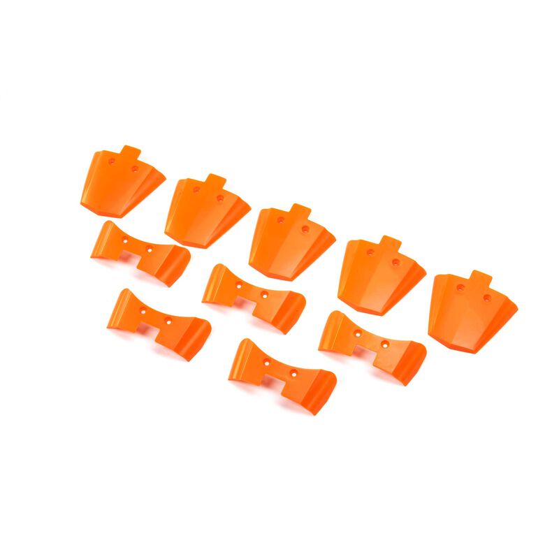 Losi Rear Fender Pack, Orange: Promoto-MX/SM