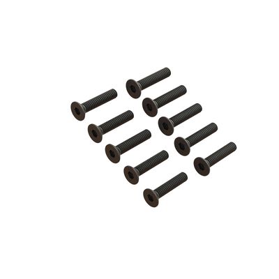 Flat Head Screw M2x10mm (10) Flat Head Screw M2x10mm (10)