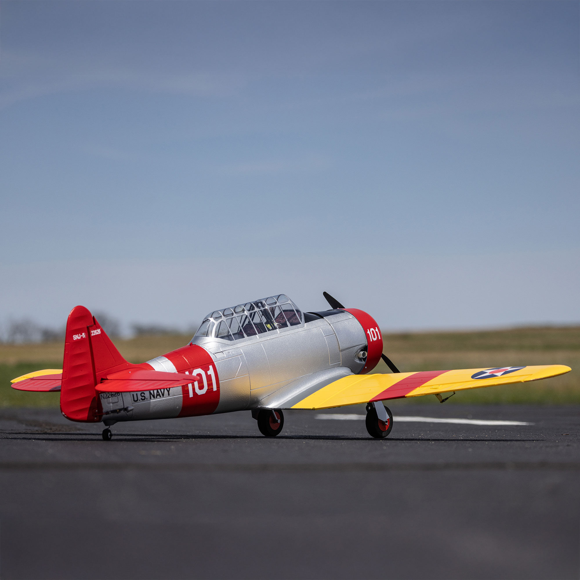 [���ܼ�] EFL08750 [E-FLITE(Blade)] SNJ-5/AT-6 Texan 1.5m BNF Basic (AS3X �� SAFE Select ����)
