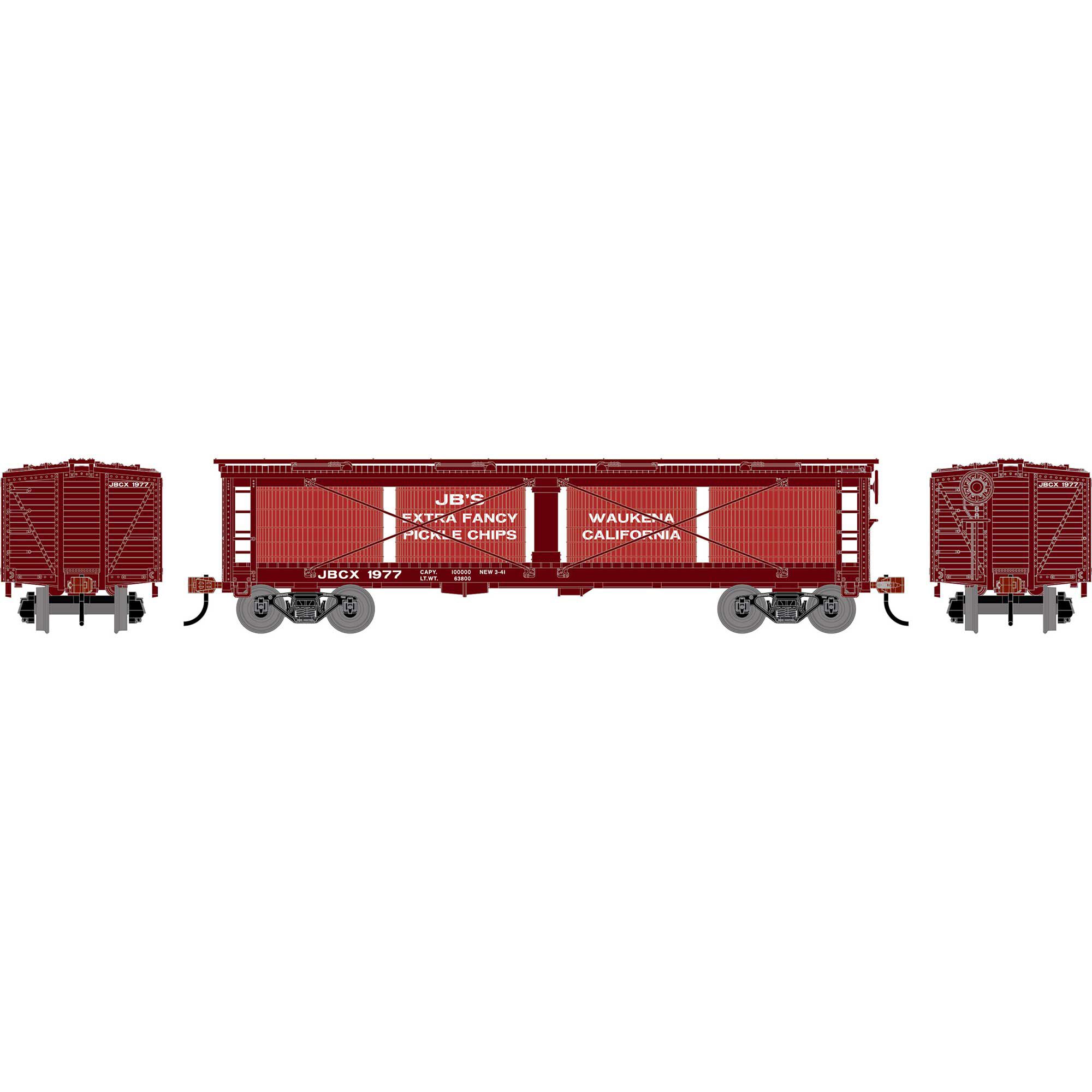 Athearn Athearn HO ATH 40' Pickle Car, JBCX #1977 | Horizon Hobby
