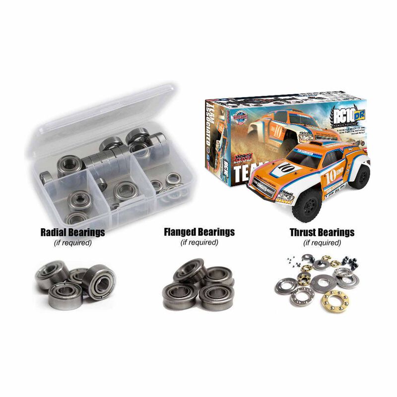 Associated RC10DR Desert Ed. 1/10th (#90052) Metal Shielded Bearing Kit Associated RC10DR Desert Ed. 1/10th (#90052) Metal Shielded Bearing Kit