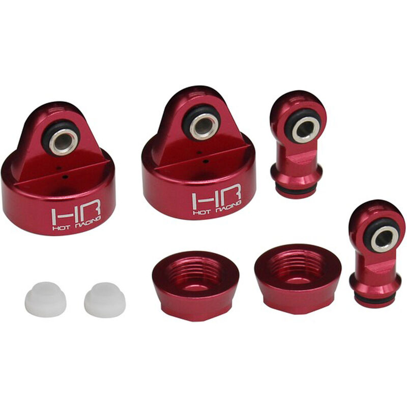 Aluminum Shock Damper Caps (2): Traxxas UDR