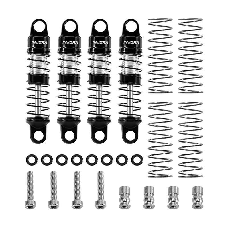 INJORA Aluminum 26mm Oil Shocks, 1/30 Axial SCX30 (4)