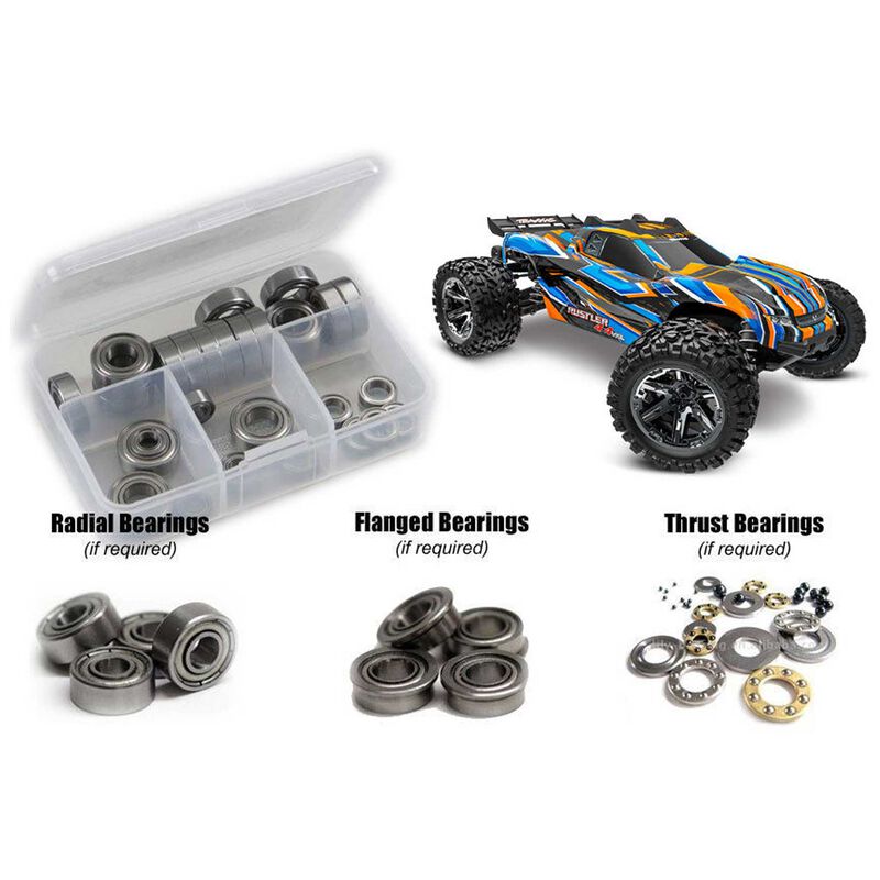 Metal Shielded Bearing Kit, 1/10 Traxxas Rustler 4x4 VXL