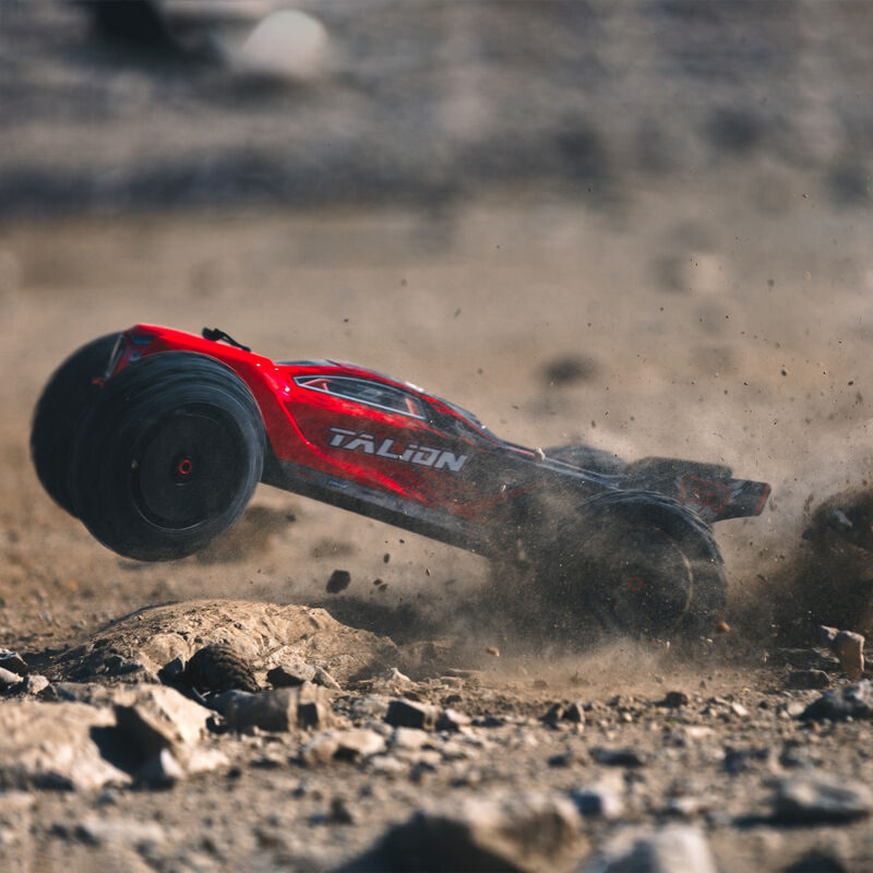 1/8 TALION 6S BLX 4WD Brushless Sport Performance Truggy with Spektrum RTR, Red/Black