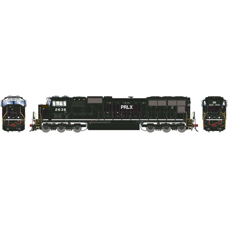 HO SD70M Locomotive, Primed For Grime PRLX Ex-NS #2636