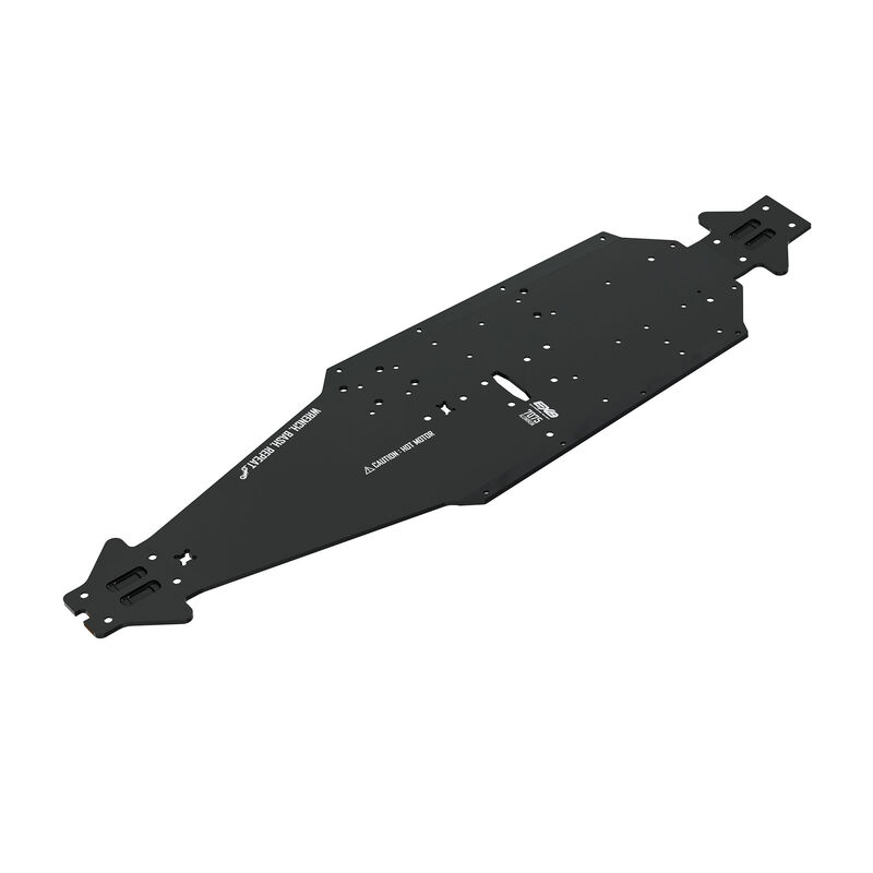 Aluminum Chassis CNC 7075 T6 XLWB, Black (1pc)