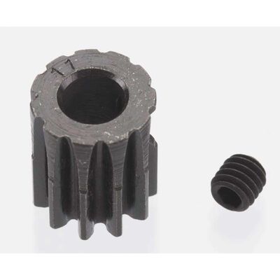 Extra Hard 11 Tooth Blackened Steel 32p Pinion, 5mm Extra Hard 11 Tooth Blackened Steel 32p Pinion, 5mm