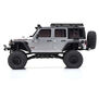 1/28 Jeep Wrangler Unlimited Rubicon Mini-Z 4x4 Crawler RTR, Silver w/ Accessories