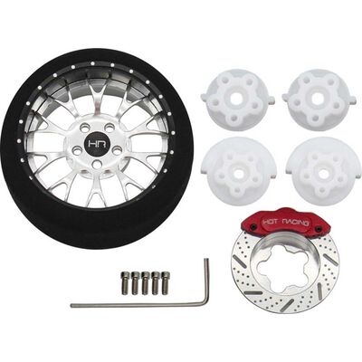 Silver 10-Y Spoke BBS Aluminum Steering Transmitter Wheel Silver 10-Y Spoke BBS Aluminum Steering Transmitter Wheel