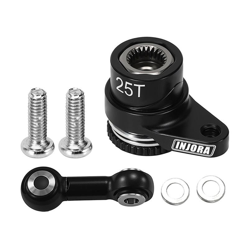 INJORA Aluminum 25T Servo Saver Set, 1/16 ARRMA Mojave GROM