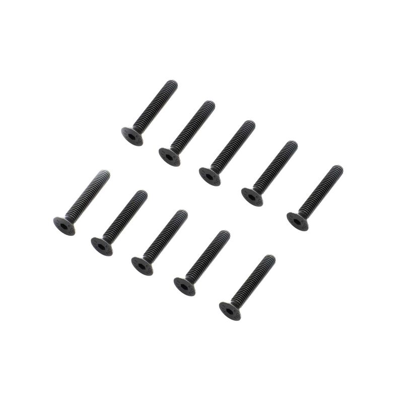 Flat Head Screws, M5 x 30mm STL (10)