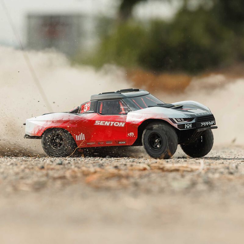 ARRMA 1/10 SENTON 223S DSC 4X4 RTR Brushless Short Course Truck, Red