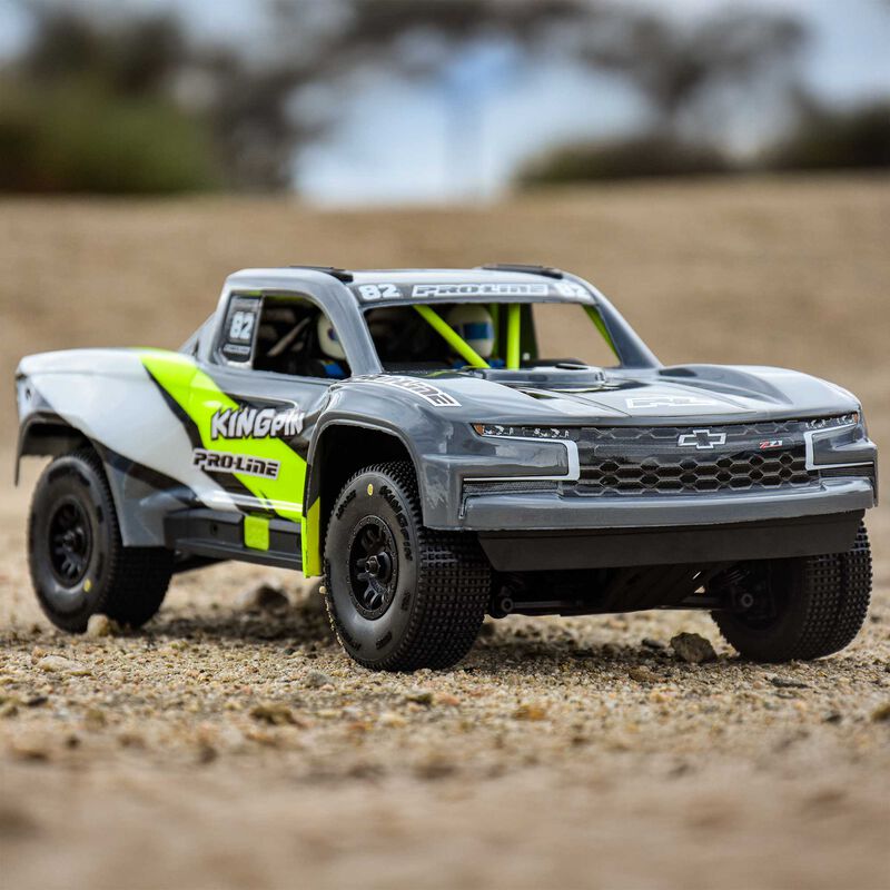 1/16 King Pin Front/Rear Tires MTD 12mm Black Split Six (4): MOJAVE GROM