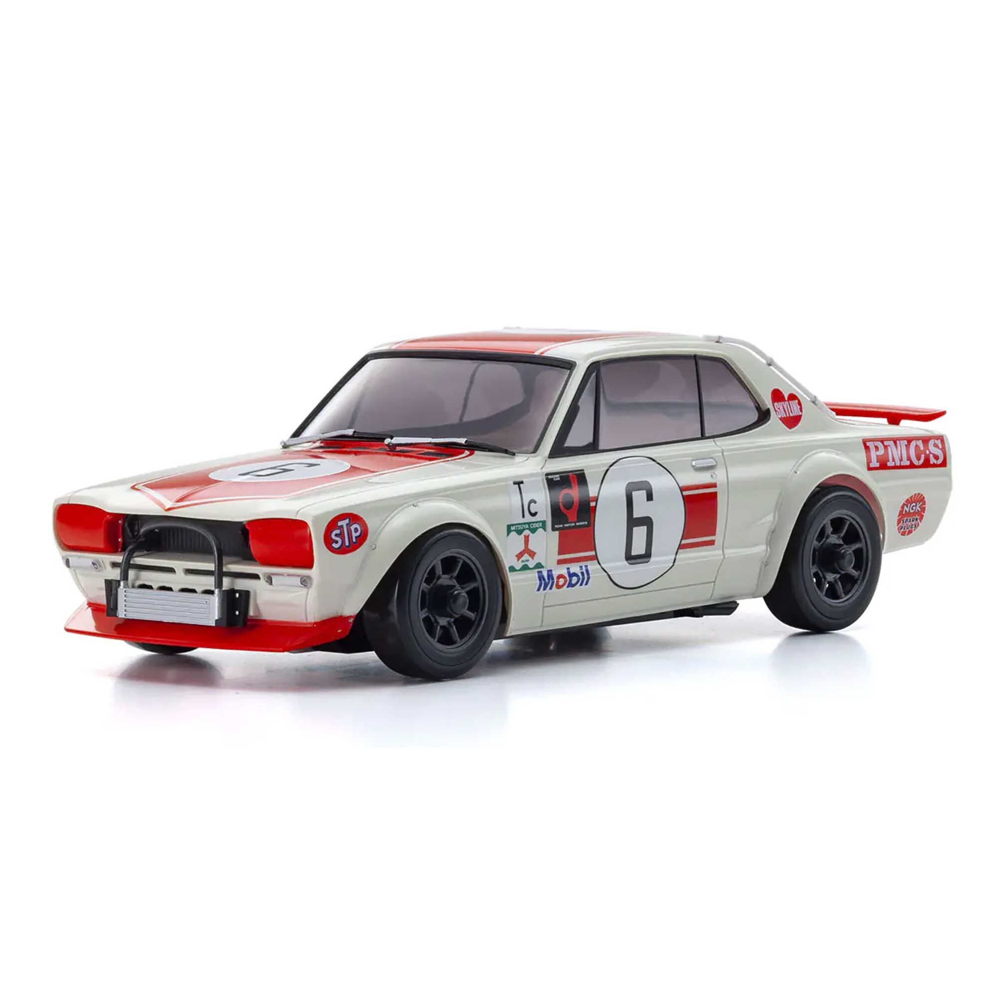 Kyosho Kyosho 1/28 1972 Nissan Skyline GT-R MINI-Z AWD RTR, Red