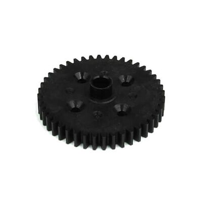 Spur Gear, 44T, Black Composite: EB48 Spur Gear, 44T, Black Composite: EB48