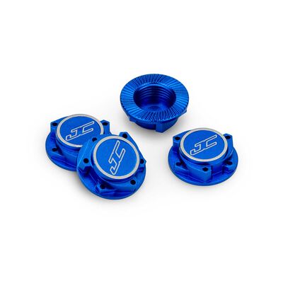 Aluminum "Clutch" Punisher 17mm Wheel Nuts, Blue (4) Aluminum "Clutch" Punisher 17mm Wheel Nuts, Blue (4)