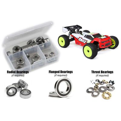 Rubber Shielded Bearing Kit: 1/8 Losi 8ight-XTE 4x4 Truggy Rubber Shielded Bearing Kit: 1/8 Losi 8ight-XTE 4x4 Truggy