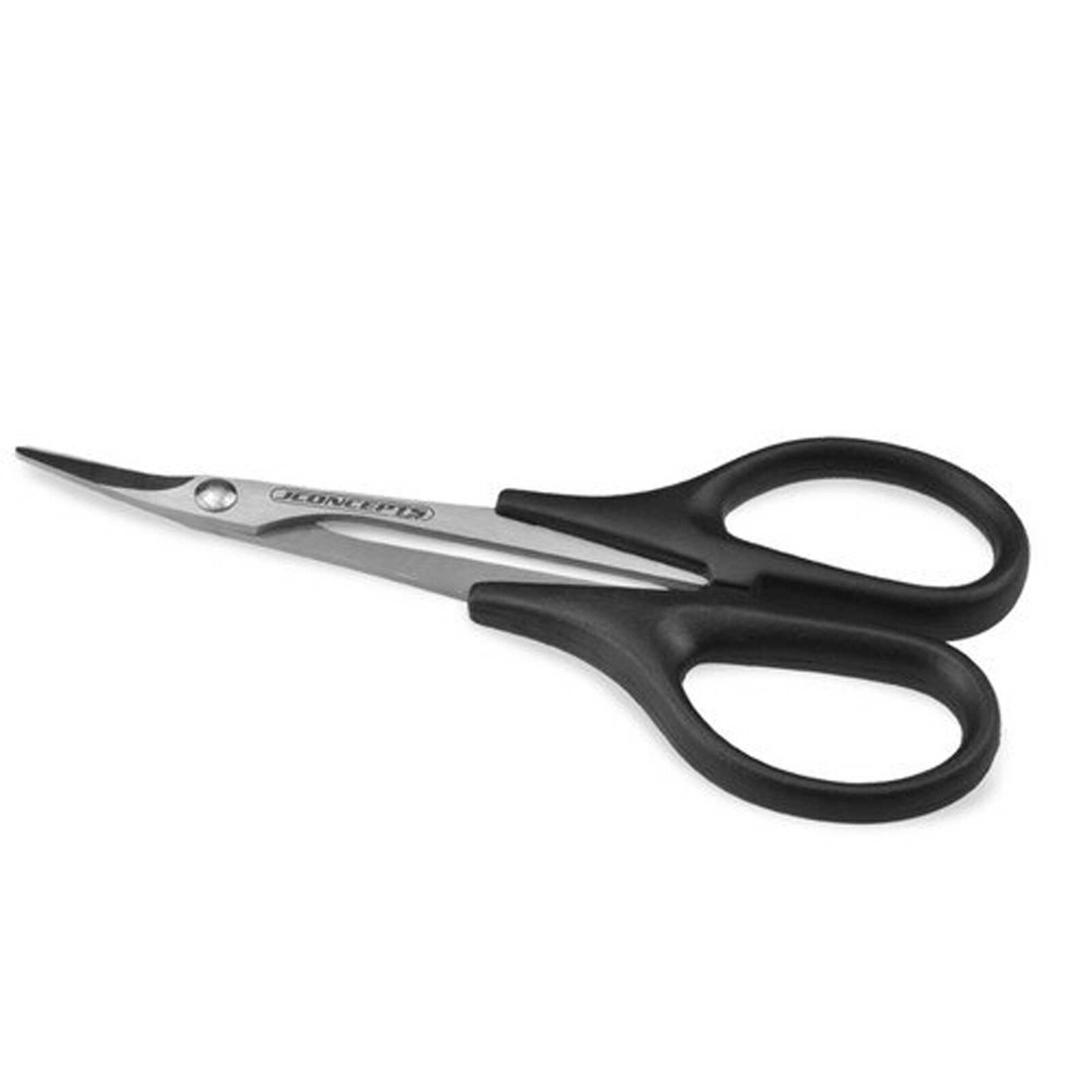 JConcepts, Inc. Precision Curved Scissors, Stainless Steel Black Horizon Hobby