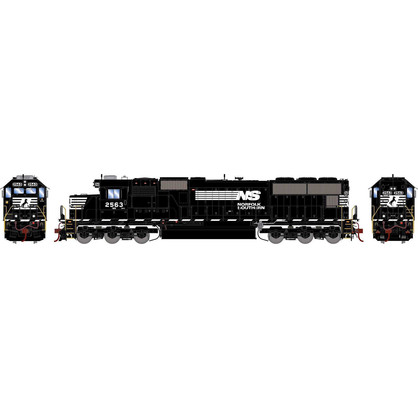 HO SD70 with DCC & Sound, Norfolk Southern #2563