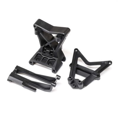 Front Upper Arm/Shock Mount and ESC Mount: RZR Rey Front Upper Arm/Shock Mount and ESC Mount: RZR Rey