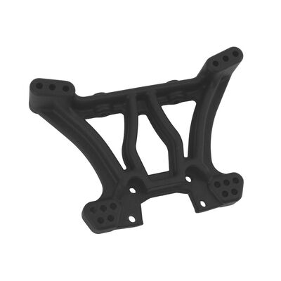 Rear Shock Tower, Black: SLH 4x4, ST 4x4,Rally Rear Shock Tower, Black: SLH 4x4, ST 4x4,Rally