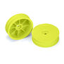 1/10 Velocity Narrow 2WD Front 2.2" 12mm Buggy Wheels (2) Yellow