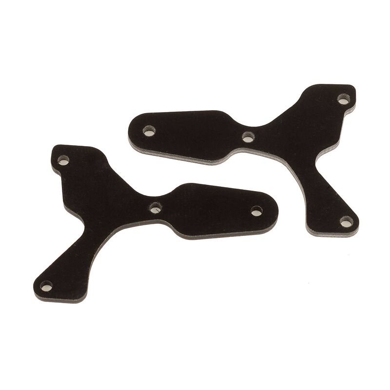 Factory Team Front Lower Suspension Arm Inserts, 1/8 Team Associated RC8B4
