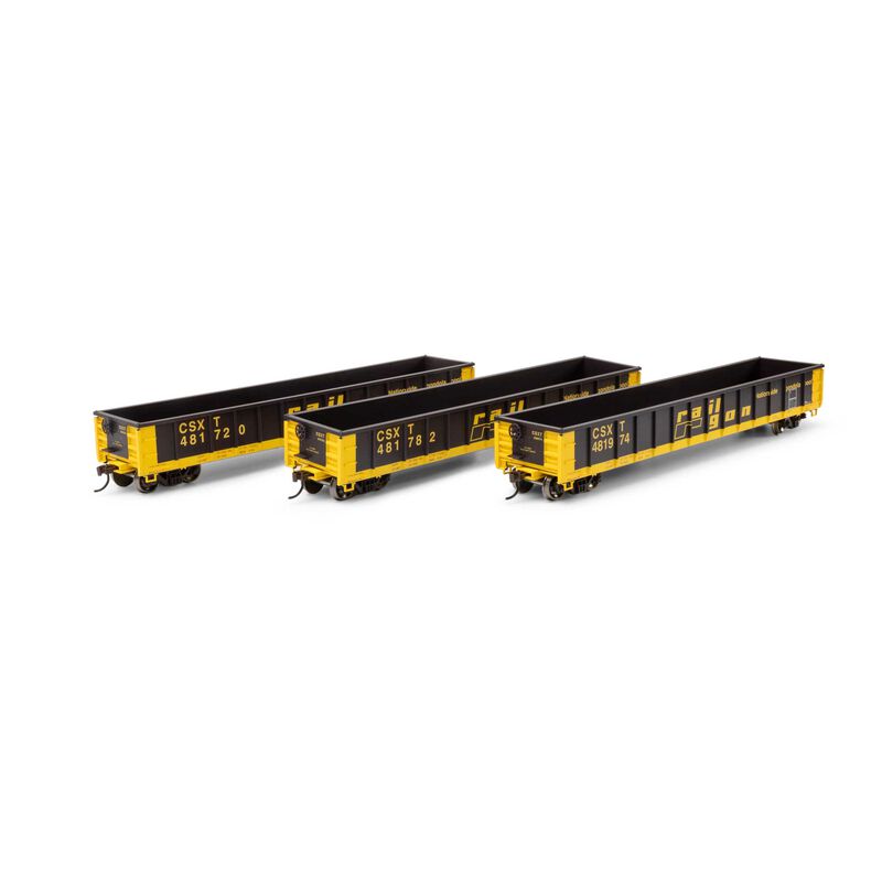 HO 52' Mill Gondola, CSXT #481720/481782/481974 (3) HO 52' Mill Gondola, CSXT #481720/481782/481974 (3)