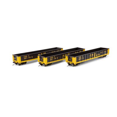 HO 52' Mill Gondola, CSXT #481720/481782/481974 (3) HO 52' Mill Gondola, CSXT #481720/481782/481974 (3)