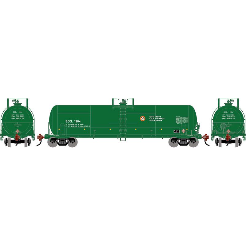 HO ATH RTC 20,900 Gallon Tank Car, BCOL #1964 HO ATH RTC 20,900 Gallon Tank Car, BCOL #1964