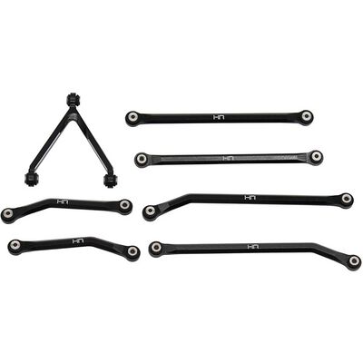 Aluminum High Clearance Links Set for 5.25 (133.5mm) Wheelbase: SCX24 B-17 Betty, Deadbolt Aluminum High Clearance Links Set for 5.25 (133.5mm) Wheelbase: SCX24 B-17 Betty, Deadbolt