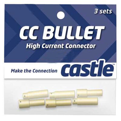 High Current Connector: 5.5mm Bullet Set (3) High Current Connector: 5.5mm Bullet Set (3)