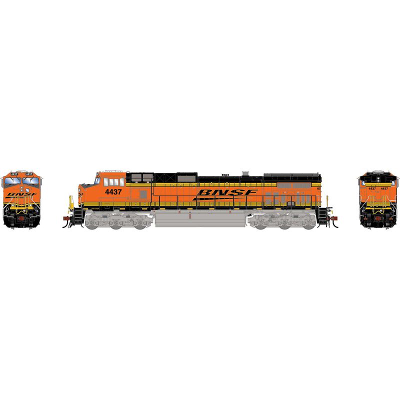 HO GE Dash 9-44CW Locomotive, BNSF Wedge #4437
