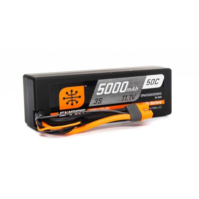 11.1V 5000mAh 3S 50C Smart Hardcase LiPo Battery: IC3 11.1V 5000mAh 3S 50C Smart Hardcase LiPo Battery: IC3